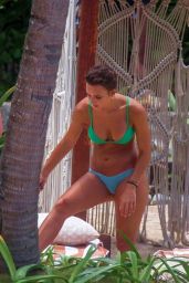 Rachel Cook in a Bikini at the Beach in Tulum 06/18/2020