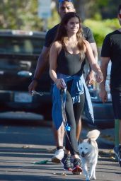 Sara Sampaio - Walks Her Dog in LA 06/07/2020