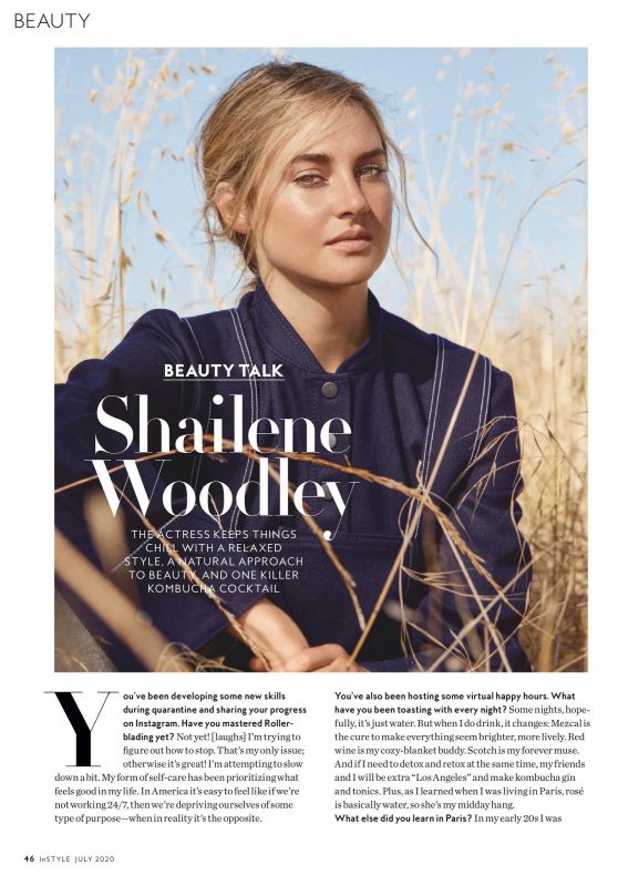 Shailene Woodley - InStyle US July 2020 Issue