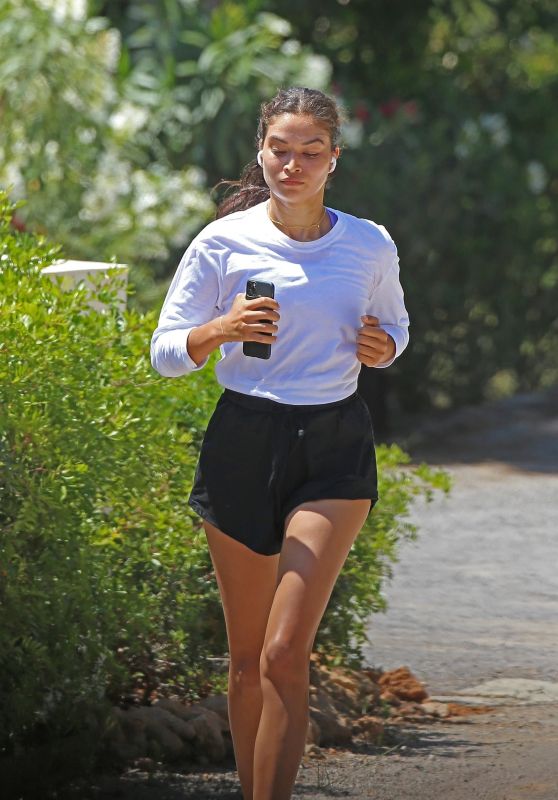 Shanina Shaik - Jogging in Ibiza 06/02/2020