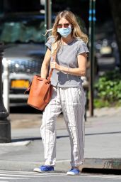 Sienna Miller in Casual Outfit - NYC  06/12/2020