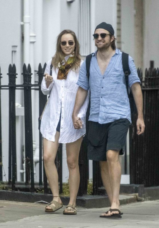 Suki Waterhouse and Robert Pattinson - Out in London 06/17/2020