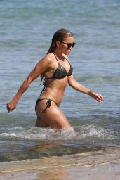 Sylvie Meis Hot in Bikini - Beach in Saint Tropez 06/22/2020