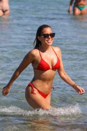 Sylvie Meis in a Red Bikini 06/23/2020