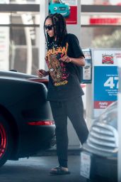 Tinashev – Pumping Gas in Beverly Hills 06/18/2020 • CelebMafia