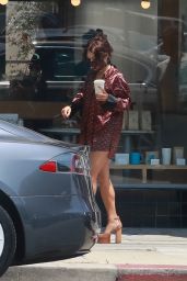 Vanessa Hudgens - Stops By a Coffee Shop in LA 06/19/2020