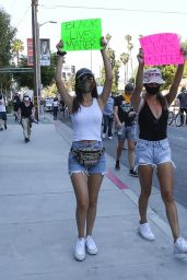 Victoria Justice and Madison Reed - Join a Protest in Los Angeles 06/03/2020