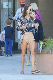 Alessandra Ambrosio in Cool Street Outfit - Pacific Palisades 07/17/2020
