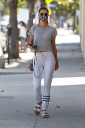 Alessandra Ambrosio Outfit - Out in Santa Monica 07/13/2020