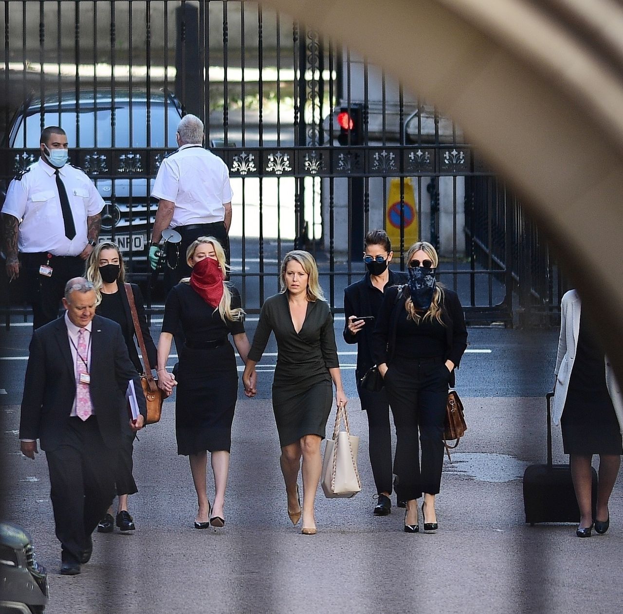 Amber Heard Arriving at Court in London 07/07/2020 • CelebMafia