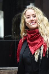Amber Heard Outfit - Royal Courts of Justice in London 07/16/2020