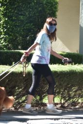 Aubrey Plaza - Takes Her Dogs on a Walk in Los Feliz 07/22/2020