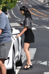 Camila Mendes in Summer Street Outfit - LA 07/21/2020