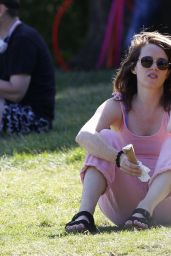 Claire Foy in the Park in London 06/23/2020