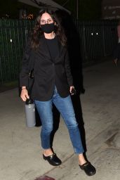 Courteney Cox - Out at Dinner in Santa Monica 07/15/2020