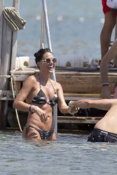 Danielle Lloyd in a Monochrome Bikini - Ibiza 07/19/2020