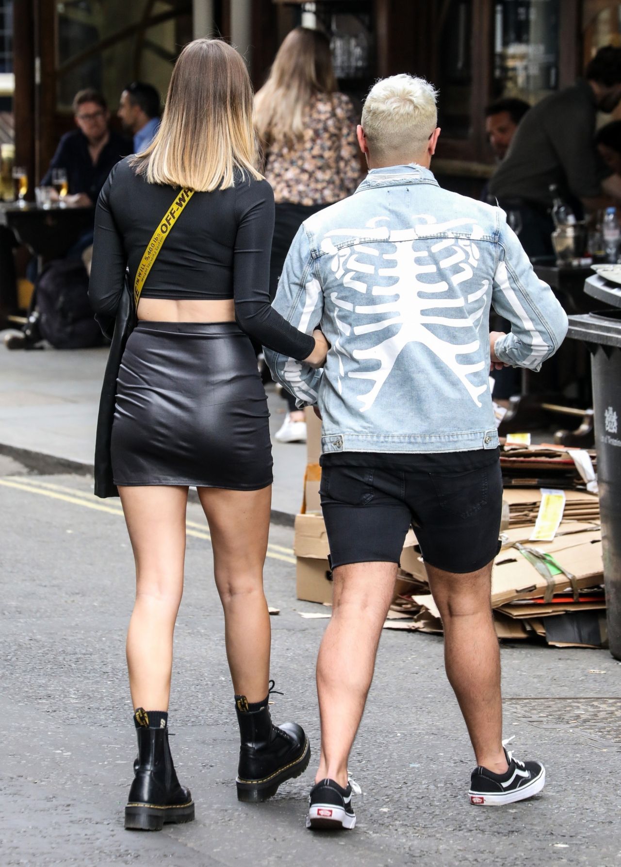 Demi Sims and Dean Rowland - Soho Square in London 07/14/2020 • CelebMafia