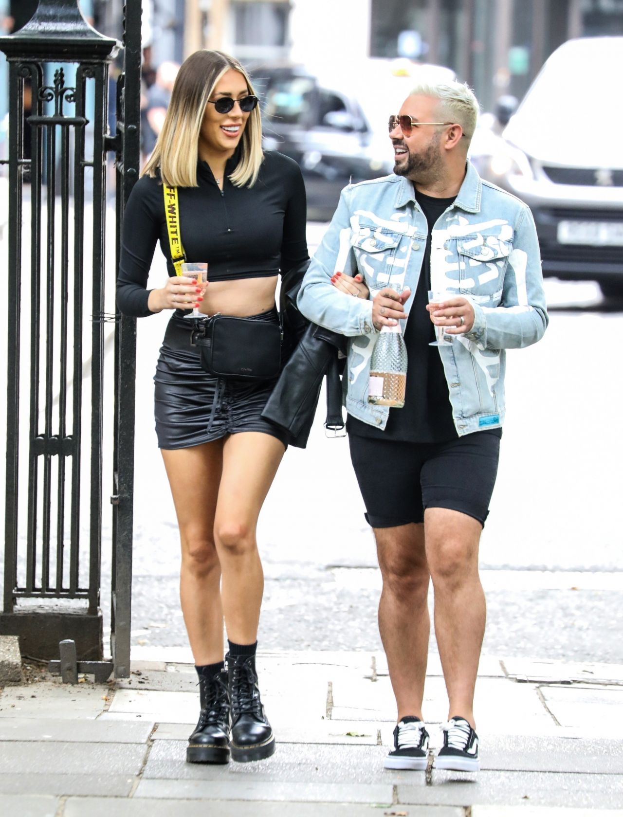 Demi Sims and Dean Rowland - Soho Square in London 07/14/2020 • CelebMafia