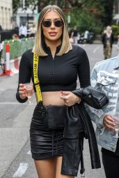 Demi Sims and Dean Rowland - Soho Square in London 07/14/2020