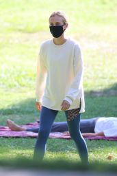 Diane Kruger at a Park in Los Angeles 07/22/2020