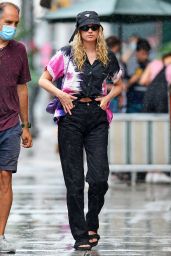 Elsa Hosk Cool Street Style - New York 06/30/2020
