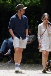 Emilia Clarke With a Mystery Man in London 07/15/2020