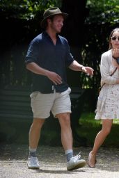 Emilia Clarke With a Mystery Man in London 07/15/2020