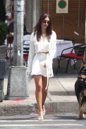 Emily Ratajkowski in a Stylish Outfit - Out for Lunch in New York 07/30/2020