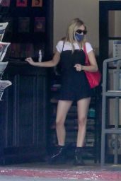 Emma Roberts in Cute Summer Outfit - Los Feliz 07/18/2020
