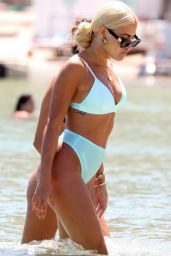 Ioanna Touni in a Bikini - Beach in Mykonos 07/25/2020