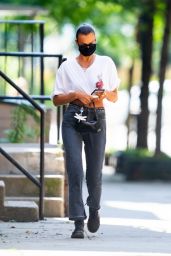 Irina Shayk Street Style - Out in New York City 07/25/2020
