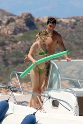 Jasmine Carrisi in a Green Bikini - Sardinia 07/24/2020