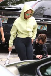 Jennifer Lopez - Arrives at the Studio in Miami 07/13/2020