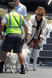 Jennifer Lopez - Boarding a Orivate Plane in Van Nuys 07/02/2020