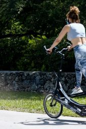 Jennifer Lopez - Out Biking in Coral Gables 07/12/2020