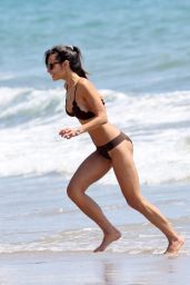 Jordana Brewster in a Bikini at the Beach in Santa Monica 07/25/2020