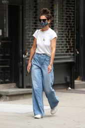 Katie Holmes Street Style - NYC 07/17/2020