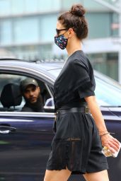 Katie Holmes With Face Mask - Soho in New York 07/15/2020