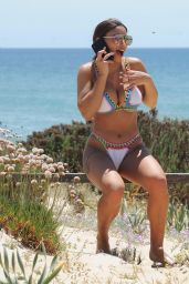 Kayleigh Morris Hot in Bikini - Beach in Spain 07/15/2020