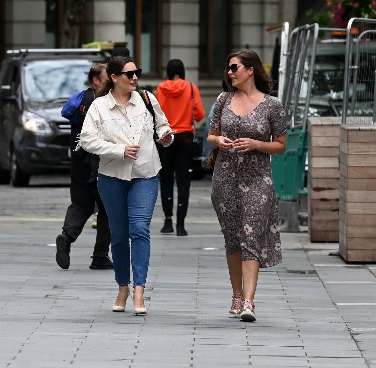 Kelly Brook and Lucy Horobin - Out in London 07/02/2020 • CelebMafia