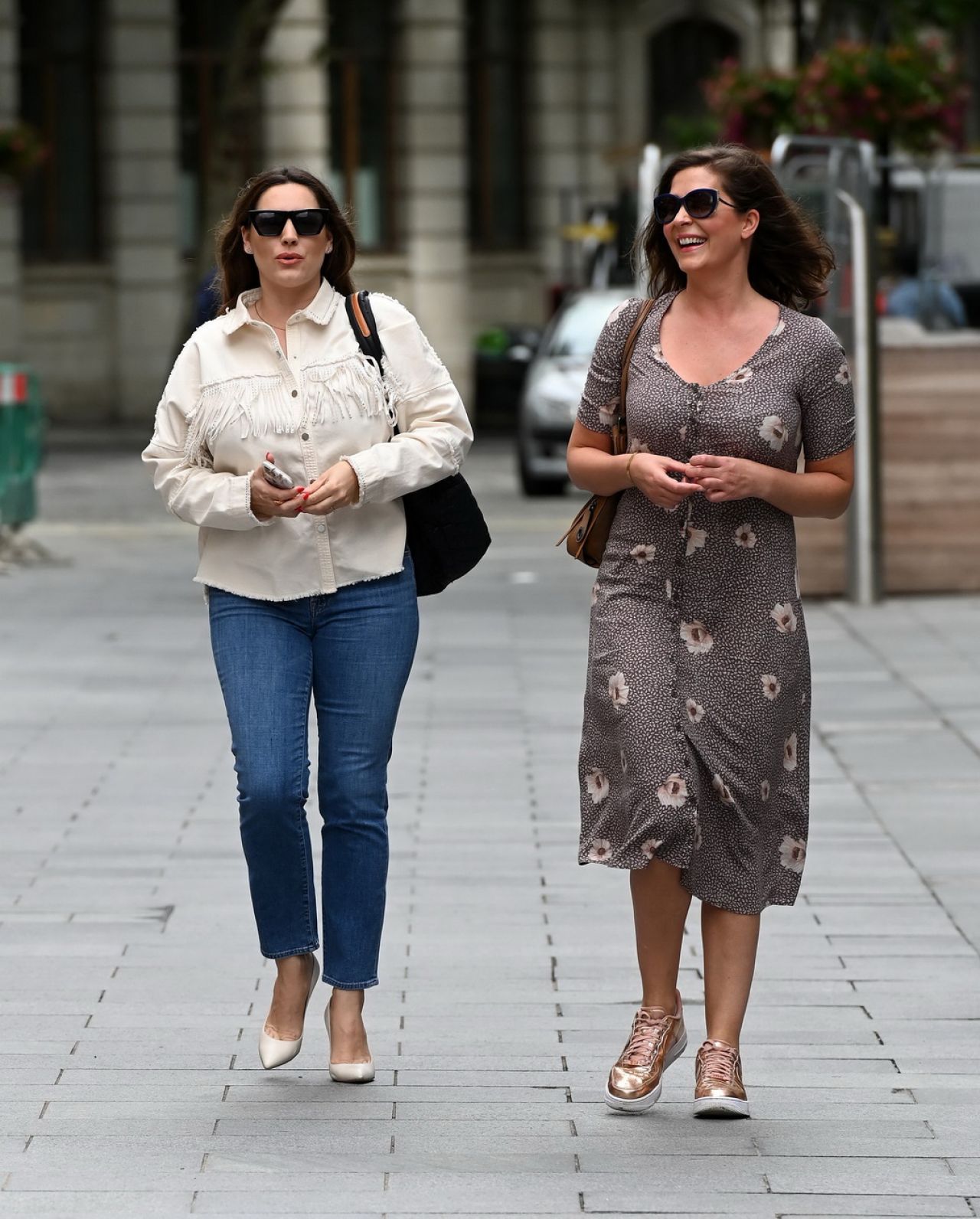 Kelly Brook and Lucy Horobin - Out in London 07/02/2020 • CelebMafia