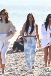 Kendall Jenner and Kourtney Kardashian - Beach in Malibu 07/16/2020