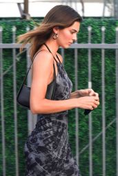 Kendall Jenner in a Print Dress at Giorgio Baldi in Santa Monica 07/24/2020