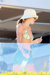 Kendall Jenner in Bikini Top - Malibu Beach 07/18/2020