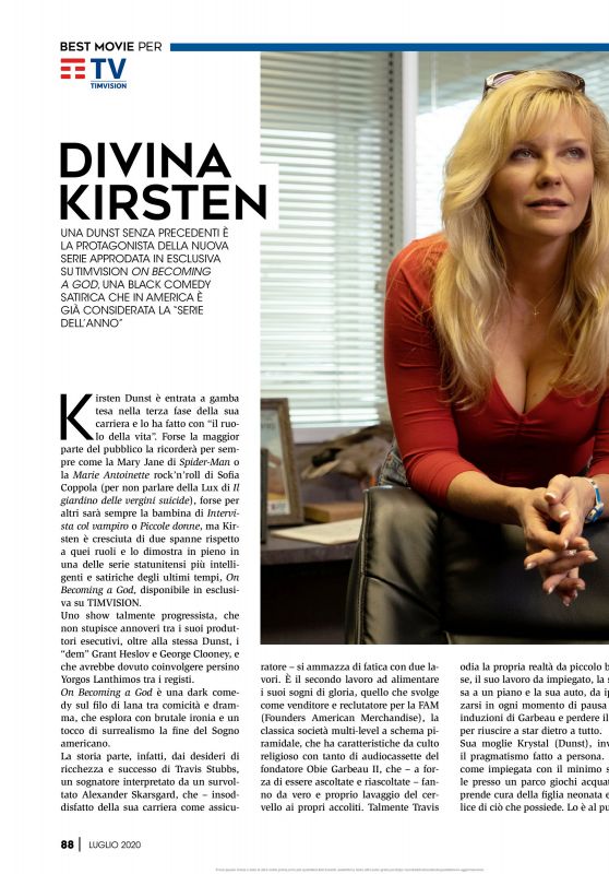 Kirsten Dunst - Best Movie July 2020 Issue