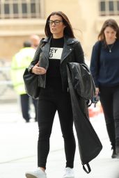 Kym Marsh in Casual Outfirt - Arriving at the BBC Studios in London 07/06/2020