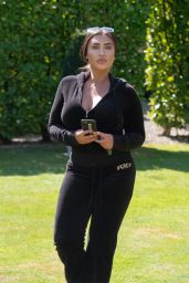 Lauren Goodger in Tight Jeans - Leaves Her House in Essex 07/07/2020