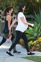 Lea Michele on Walk in Santa Monica 07/30/2020