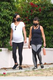 Lea Michele on Walk in Santa Monica 07/30/2020