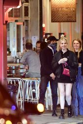Lucy Boynton and Rami Malek - Out For Dinner in Soho 07/17/2020